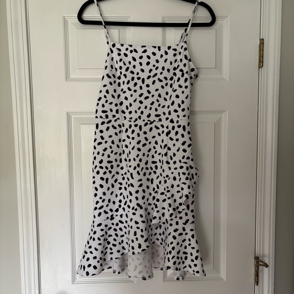 Bar III Monochrome Patterned dress